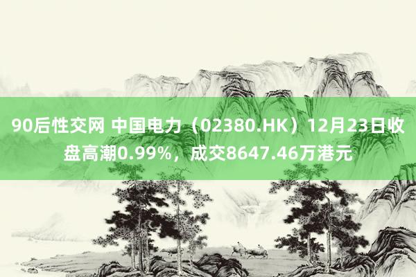 90后性交网 中国电力（02380.HK）12月23日收盘高潮0.99%，成交8647.46万港元
