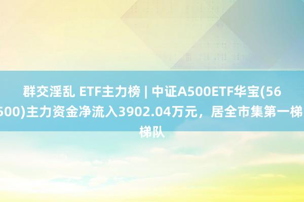群交淫乱 ETF主力榜 | 中证A500ETF华宝(563500)主力资金净流入3902.04万元，居全市集第一梯队