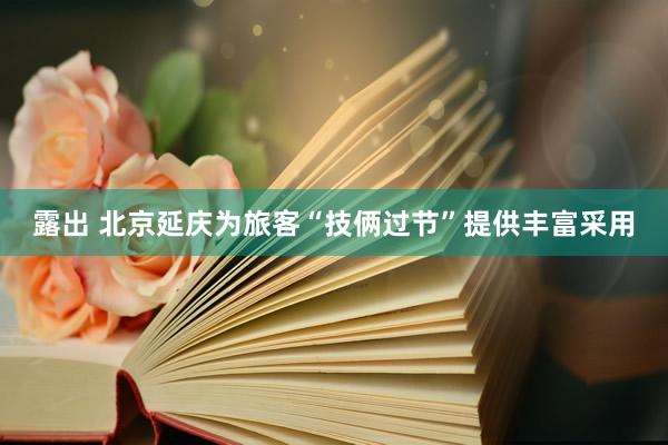 露出 北京延庆为旅客“技俩过节”提供丰富采用